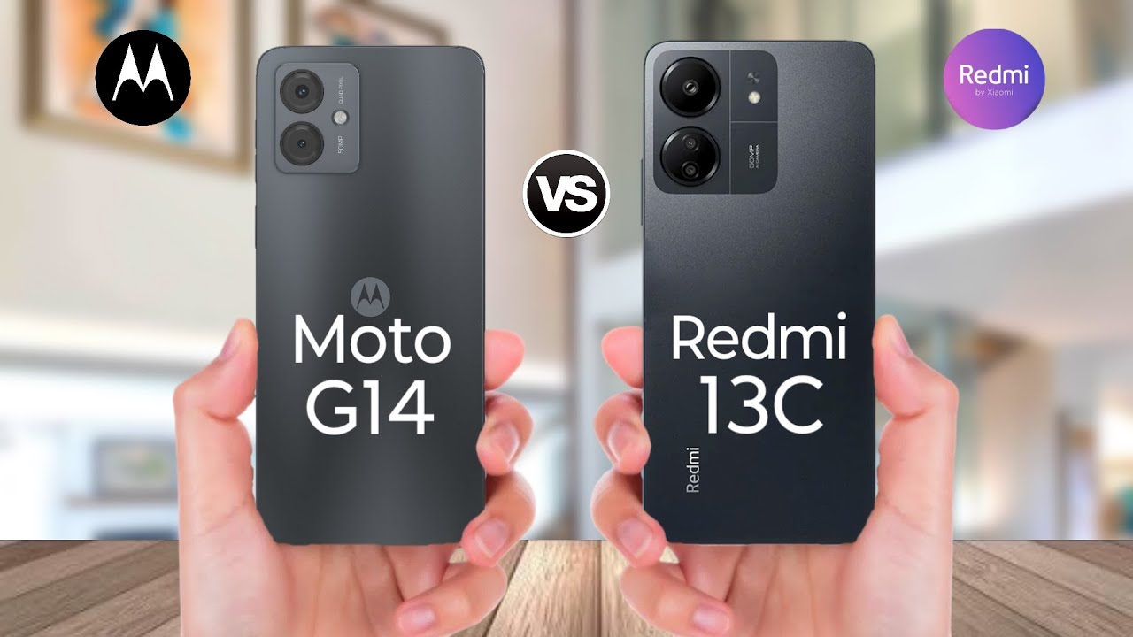 Moto G14 Vs Redmi 13C Full Comparison - YouTube