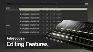 Telescope Editing Features | Advanced Workflow & Tools Explained