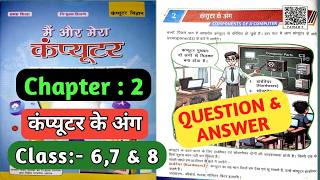 Computer Chapter- 2 Q&amp;A  | कंप्यूटर के अंग | Component of computer |Bihar Board #compute #biharboard