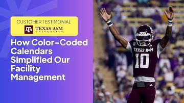 Texas A&M: How Color-Coded Calendars Simplified Our Facility Management