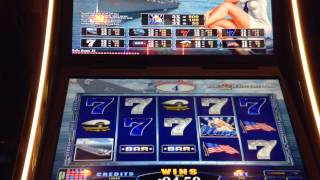 American Beauties Navy Slot Machine Bonus Big Win