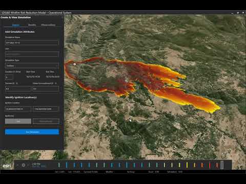 Technosylva - Wildfire Spread Prediction Demo