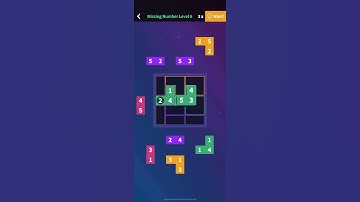Flow Fit Sudoku Missing Number Level 6