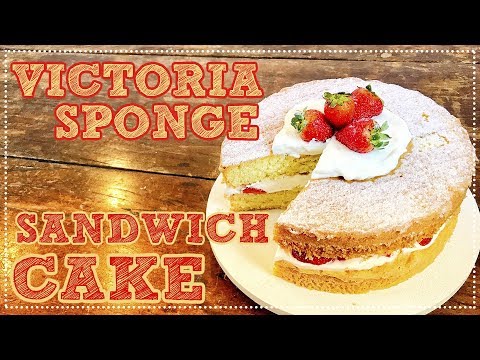 BOLO VICTORIA SPONGE SANDWICH CAKE| BOLOS BAFÔNICOS