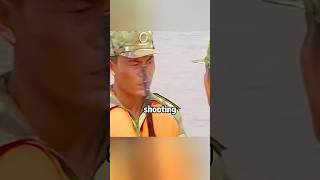 The soldier discovers a liquefied gas tank near the dam that is about to explode.#shosts #film