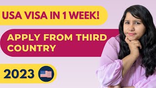 USA Visa appointment in ONE WEEK 😮 (Outside India) - Step by Step Process | Dos ✅ & Donts ❌