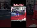 Slip line drills are great for developing head movement,footwork,proper positioning,&ring awareness.