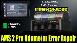 Bambu AMS 2 Pro Wont Feed Filiment - Error HMS_0700-0200-0002-0002A  How To Fix!