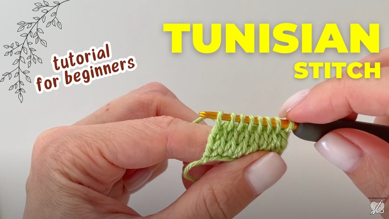 Crochet like knitting: the Tunisian technique that will surprise you – beginner-friendly tutorial