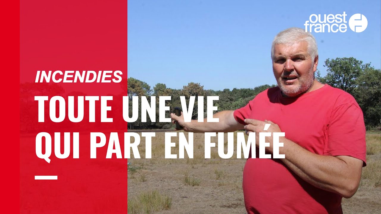 Incendies : toutes les terres de cet agriculteur ont brûlé
