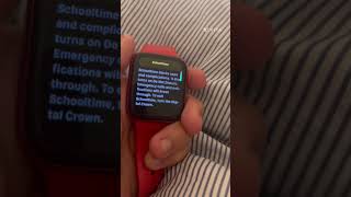 Apple Watch school time feature