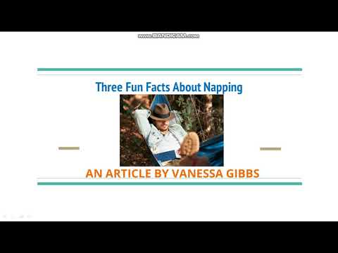 READING ENGLISH with Teacher Riza // Three Fun Facts About Napping