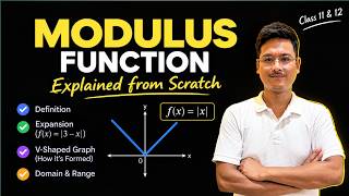 Modulus Function: The Complete Concept | Definition, Graph, Expansion, Domain & Range