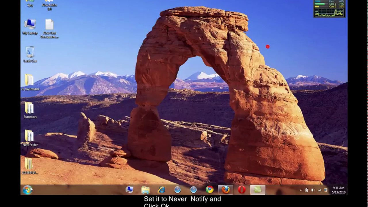 Turn Off or Disable UAC in Windows 7