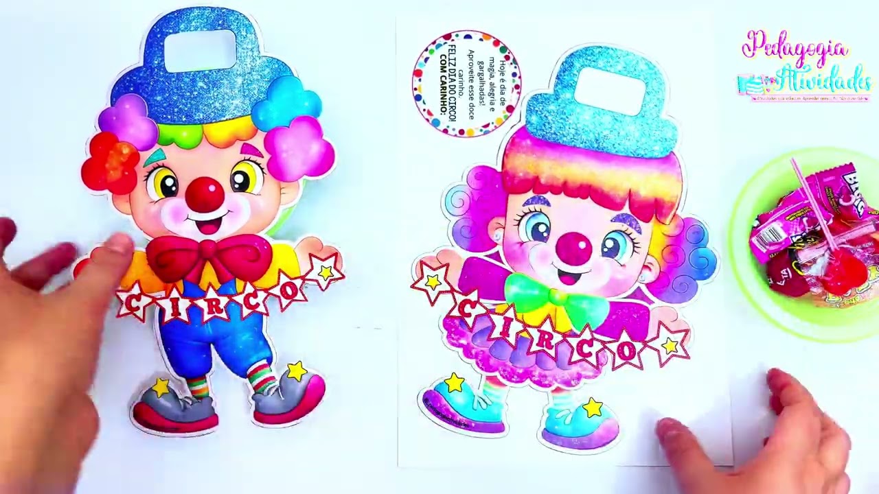 Tutorial da 🎪 Sacolinha Dia do Circo 🎪