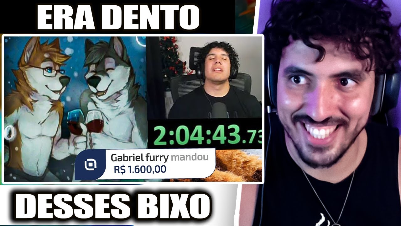 VI 3 HORAS DE ASMR FURRY POR $5.000 | Leozin React