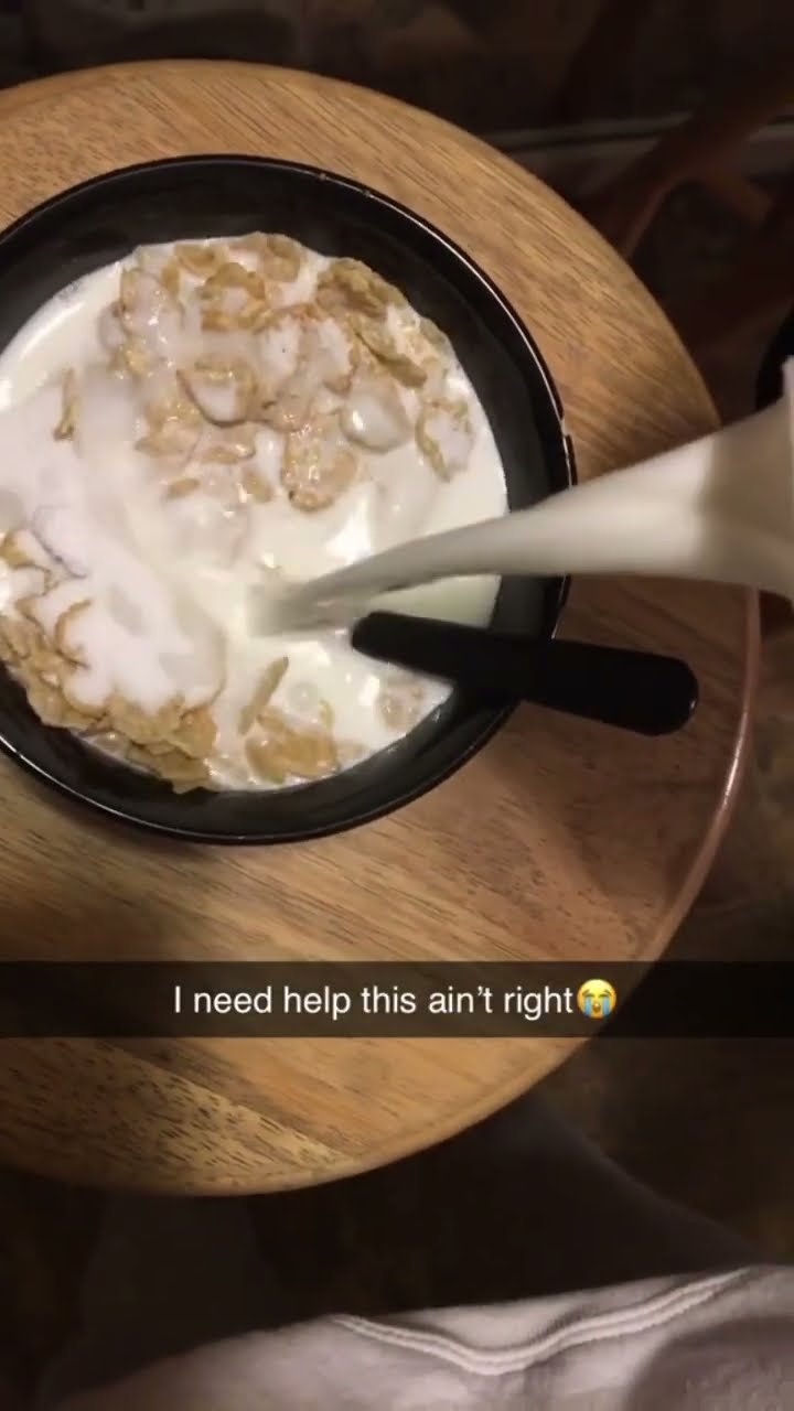 Milk being poured by organic prvnci on a Saturday