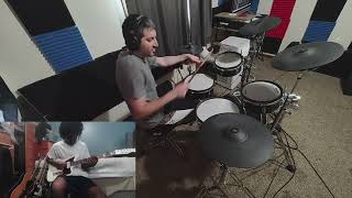 a kinda cool riff with drums
