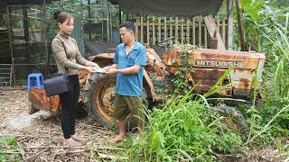Challenge Restoring A Mitsubishi Agricultural Tractor Been Sitting In Garden For Years