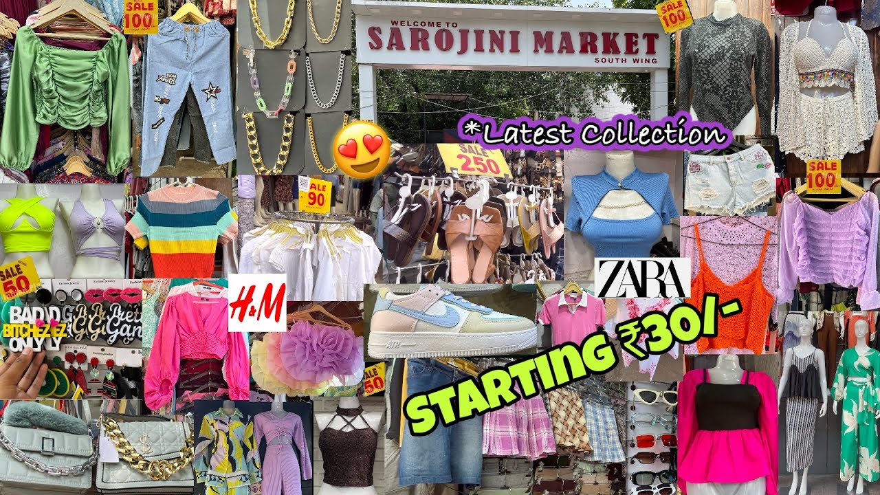 Sarojini Nagar Market Delhi | Latest Collection 2024 With Shop Number #sarojininagarmarketdelhi