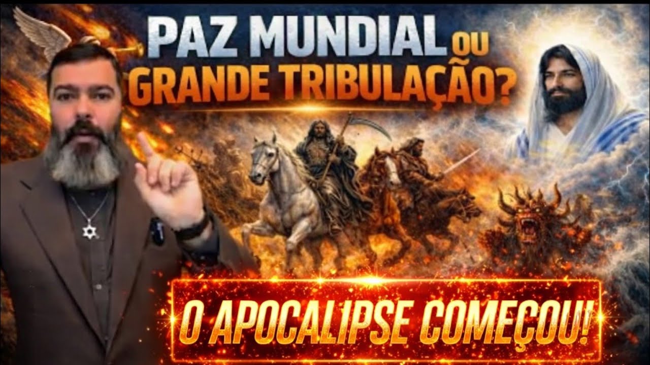 PAZ MUNDIAL OU GRANDE TRIBULAÇÃO?  O APOCALIPSE COMEÇOU 2026!