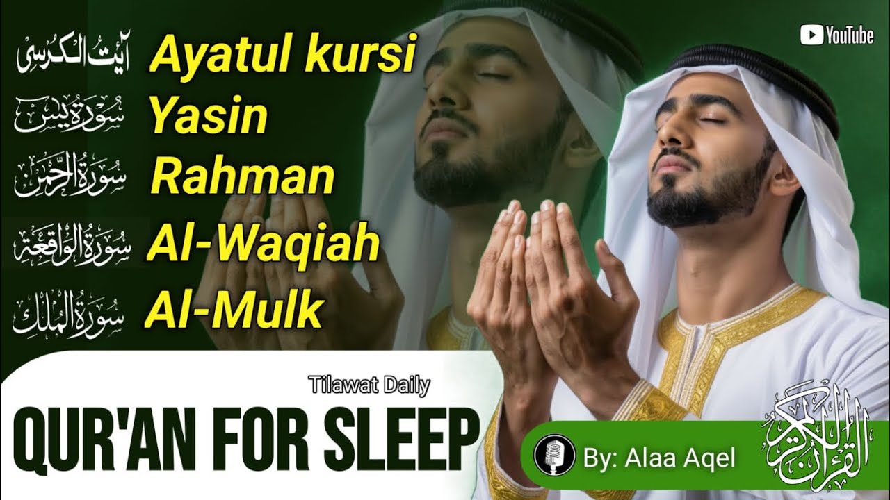 ムロッタルのメンドゥラスな子守唄 アル・カフィ、アル・ムルク、アル・ラーマン、ヤシン、アル・ワキア | ala aqel