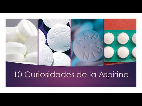 Vídeo: 8 Cosas Que Debes Saber Sobre La Aspirina