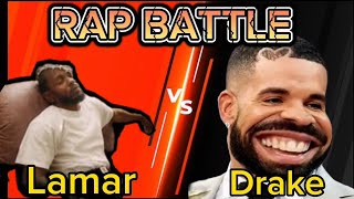 Drake vs Kendrick Lamar Feud Rap Battle (meme)