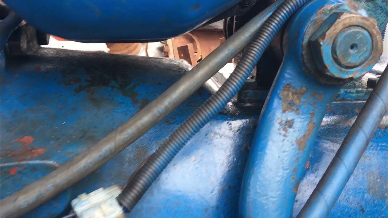 Power steering Tractor ford 6600 - YouTube