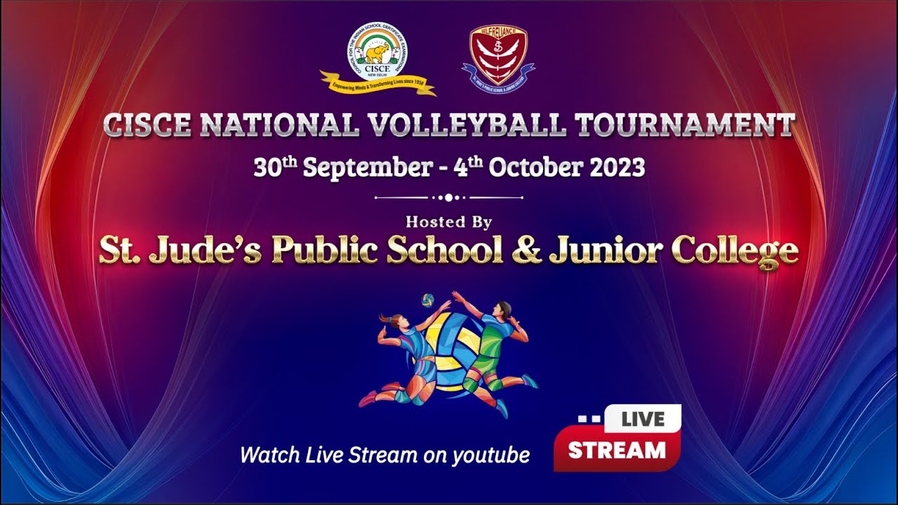 Court 2 CISCE NATIONAL VOLLEYBALL TOURNAMENT2023, DAY2 YouTube