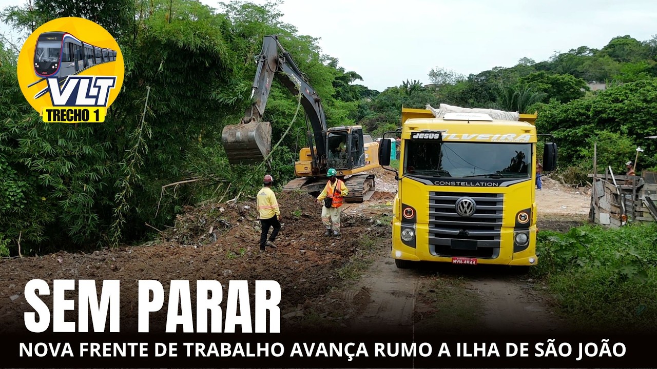 VLT DE SALVADOR - avanço rumo a ILHA DE SÃO JOÃO