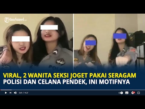 Viral, 2 Wanita Joget Pakai Seragam Polisi dan Celana Pendek, Ini Motifnya