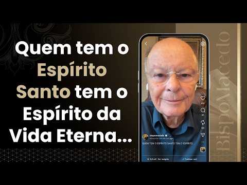 Whoever has the Holy Spirit has the Spirit of Eternal Life... - Morning Meditation 07/26/23