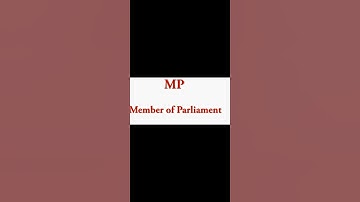 Full form of  mp, mla, cm, pm, zptc, mptc, mlc