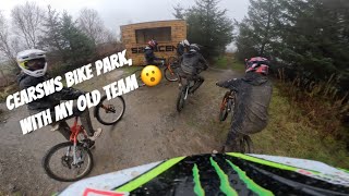 I GATECRASH MY OLD TEAMS TEAM CAMP AT CEARSWS BIKE PARK!