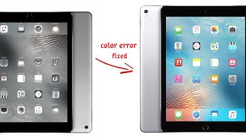 ipad screen color problem FIXED