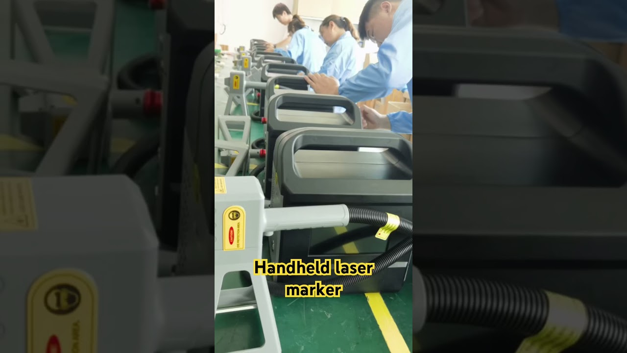 Handheld laser marker