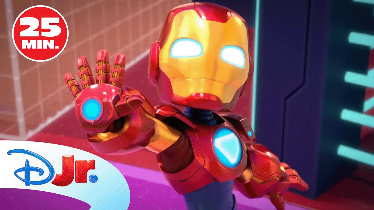 Los inventos más increíbles de Spidey y Iron Man 🤖🕷️ | RECOPILACIÓN | @DisneyJuniorES