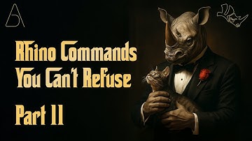Rhino 3D Commands to Level Up - Part II