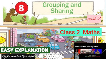 Grouping and Sharing / Class 2/Chapter 8   Joyful mathematics New NCERT and CBSE syllabus part 2