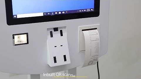 32" Double Sided Receipt Printer LCD PCAP Touch Screen Self Service Kiosk