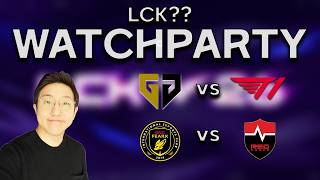 NONGSHIM LCK VOD | GEN vs T1 , BFX vs NS| #LCKWATCHPARTY !poe !podcast !discord