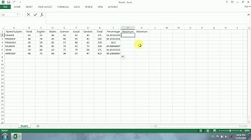 MS-Excel  basic formulas for  ldc efficiency test