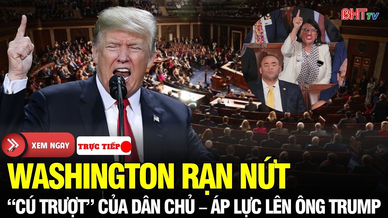 🔴Nước Mỹ Rạn Nứt: Khủng hoảng kép Washington: Dân Chủ 