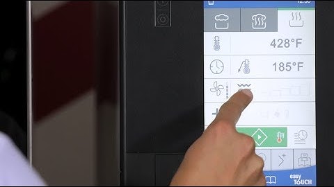 Convection with core temperature setting in the Convotherm 4 easyTouch °F