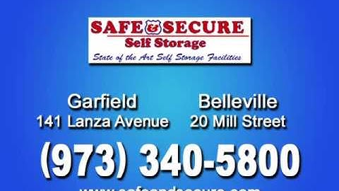 Safe and Secure Self Storage - New Jersey