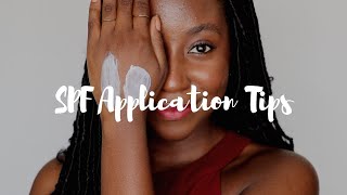 SPF Tips! Minimize White Cast + Apply Over Makeup &amp; MORE | Lakisha Adams