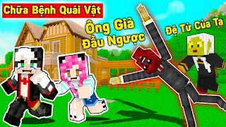 MỀU 24GIỜ CHỮA BỆNH CHO DÂN LÀNG KHÓ TÍNH TRONG MINECRAFT*REDHOOD BẢO VỆ LÀNG KHỎI ÔNG GIÀ ĐẦU NGƯỢC