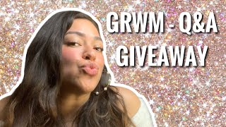 GIVEAWAY Q&amp;A GRWM - MY EVERYDAY NO MAKEUP MAKEUP ROUTINE
