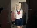 【男の娘】#ムーンライト伝説 踊ってみた Sailormoon Cosplay Hairstyle #月野うさぎ #セーラー服 #女装男子 2023年10月28日 #faceplay #shorts